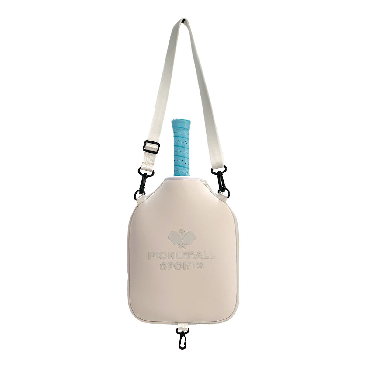 SA04 Beige Neoprene Pickleball Paddle Cover (racket not included)