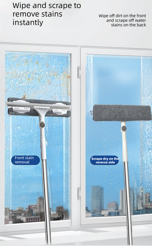 360 Degree Rotatable High-Rise Window Cleaner