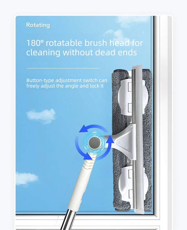360 Degree Rotatable High-Rise Window Cleaner