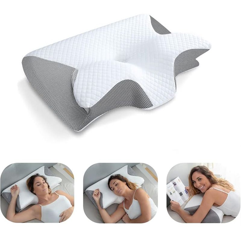 100% Slow Rebound Orthopedic Design for Side and Back Sleepers