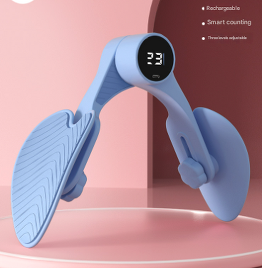 Blue Kegel & Thigh Exerciser with Counter
