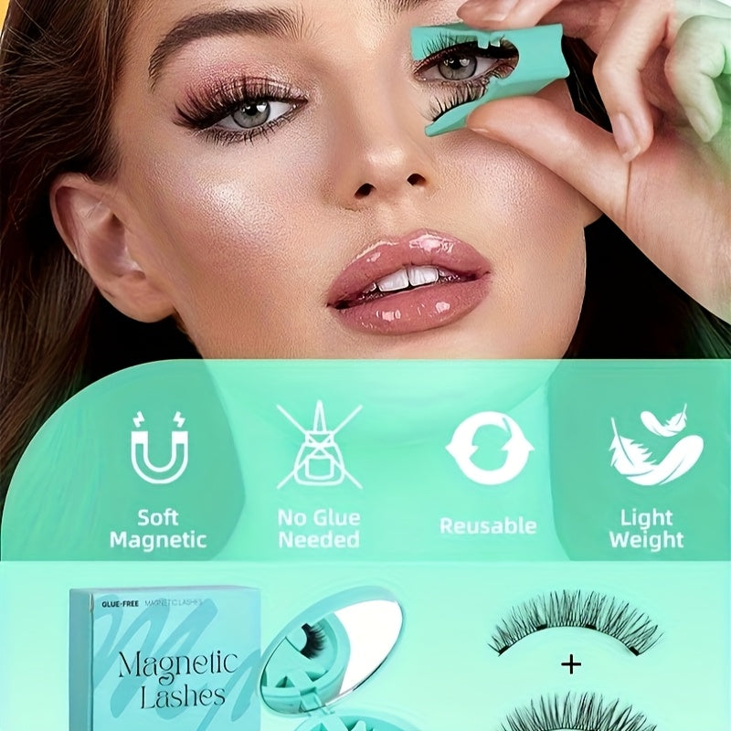 3D Magnetic Eyelashes & Applicator - ZP02