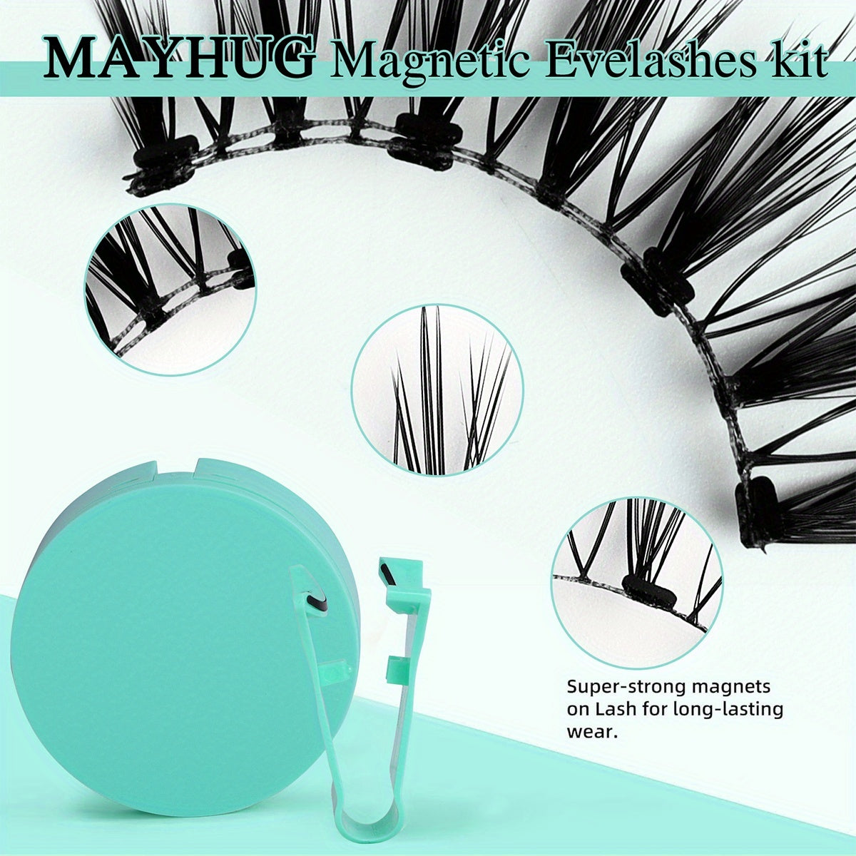 3D Magnetic Eyelashes & Applicator - ZP02
