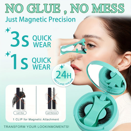 3D Magnetic Eyelashes & Applicator - ZP05
