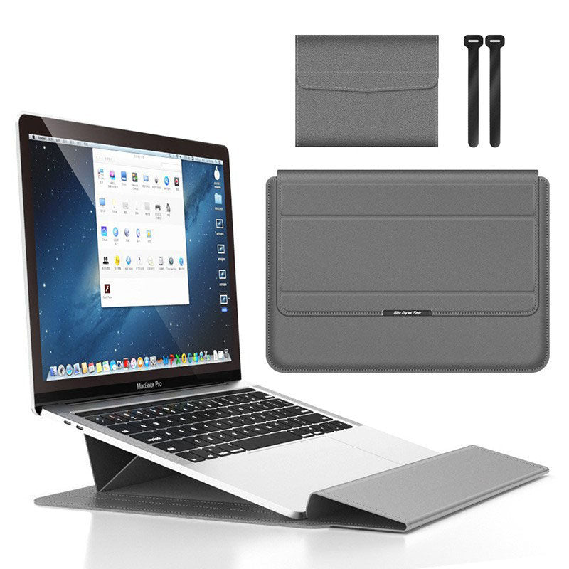 3-in-1 Laptop Sleeve Stand 15-16in - Grey