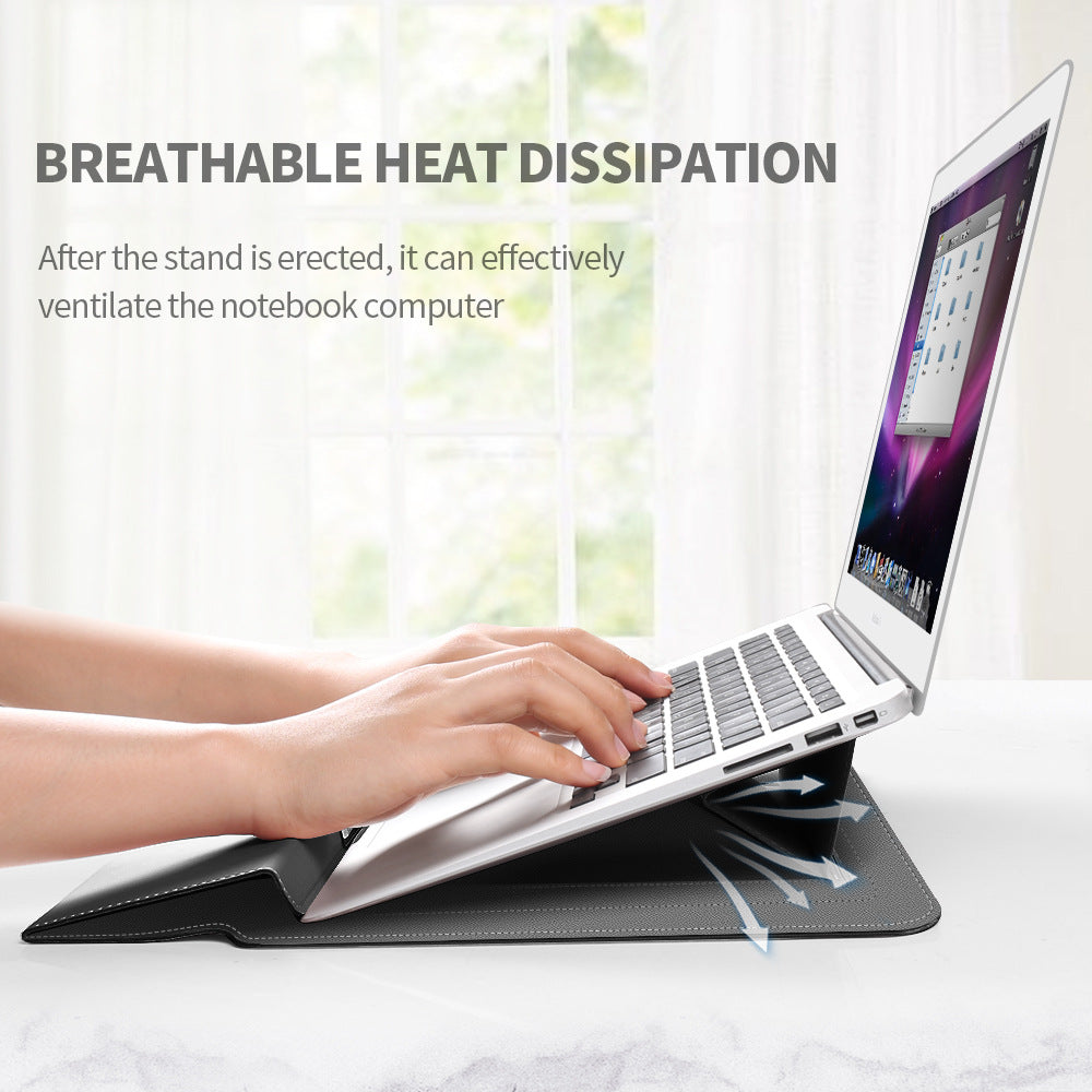 3-in-1 Laptop Sleeve Stand 15-16in - Grey