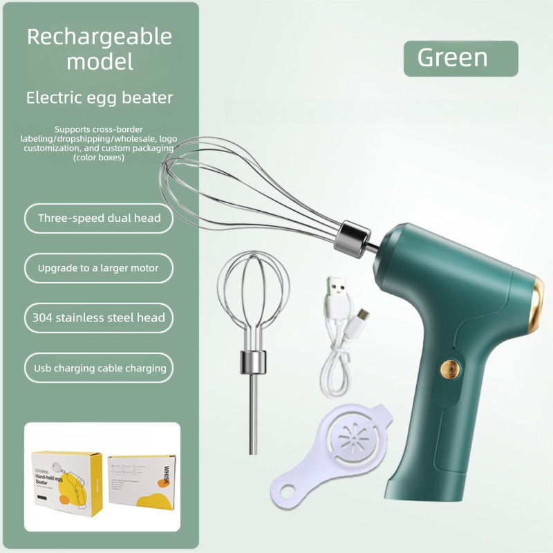 Dual-Head Automatic Mixer with Egg Separator