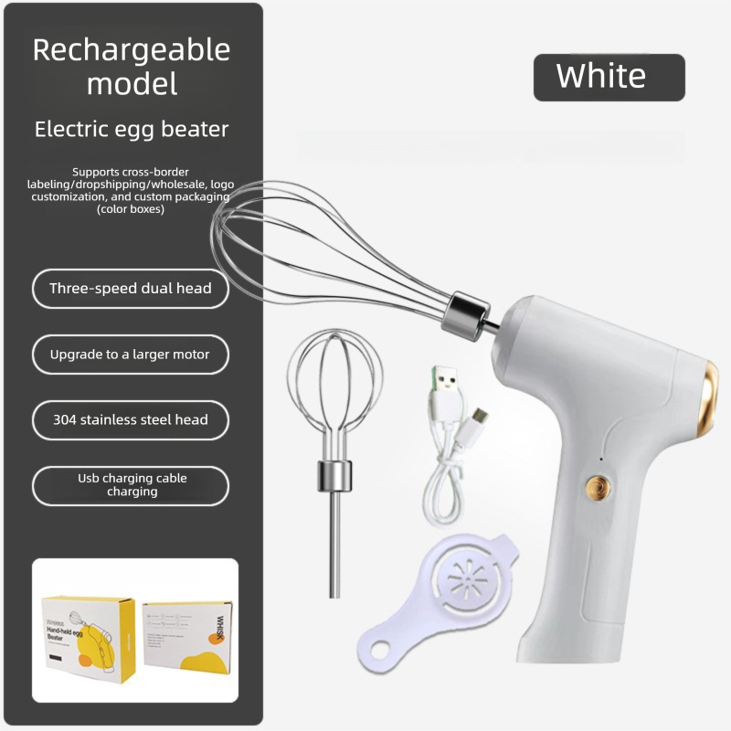 Dual-Head Automatic Mixer with Egg Separator