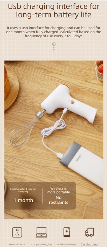 Dual-Head Automatic Mixer with Egg Separator