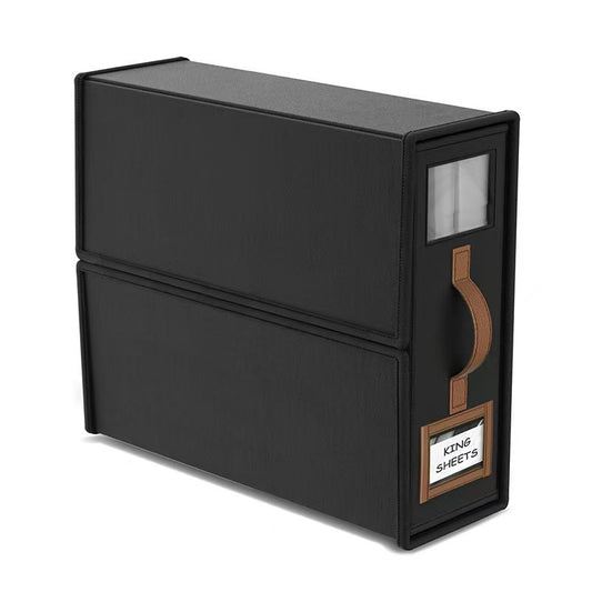 2-Pack Black Foldable Bedding Storage Box