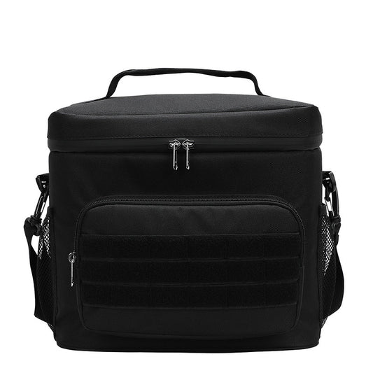 Black Tactical Insulated Lunch Bag