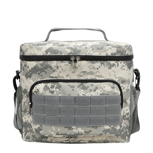 Black/Grey Tactical Insulated Lunch Bag