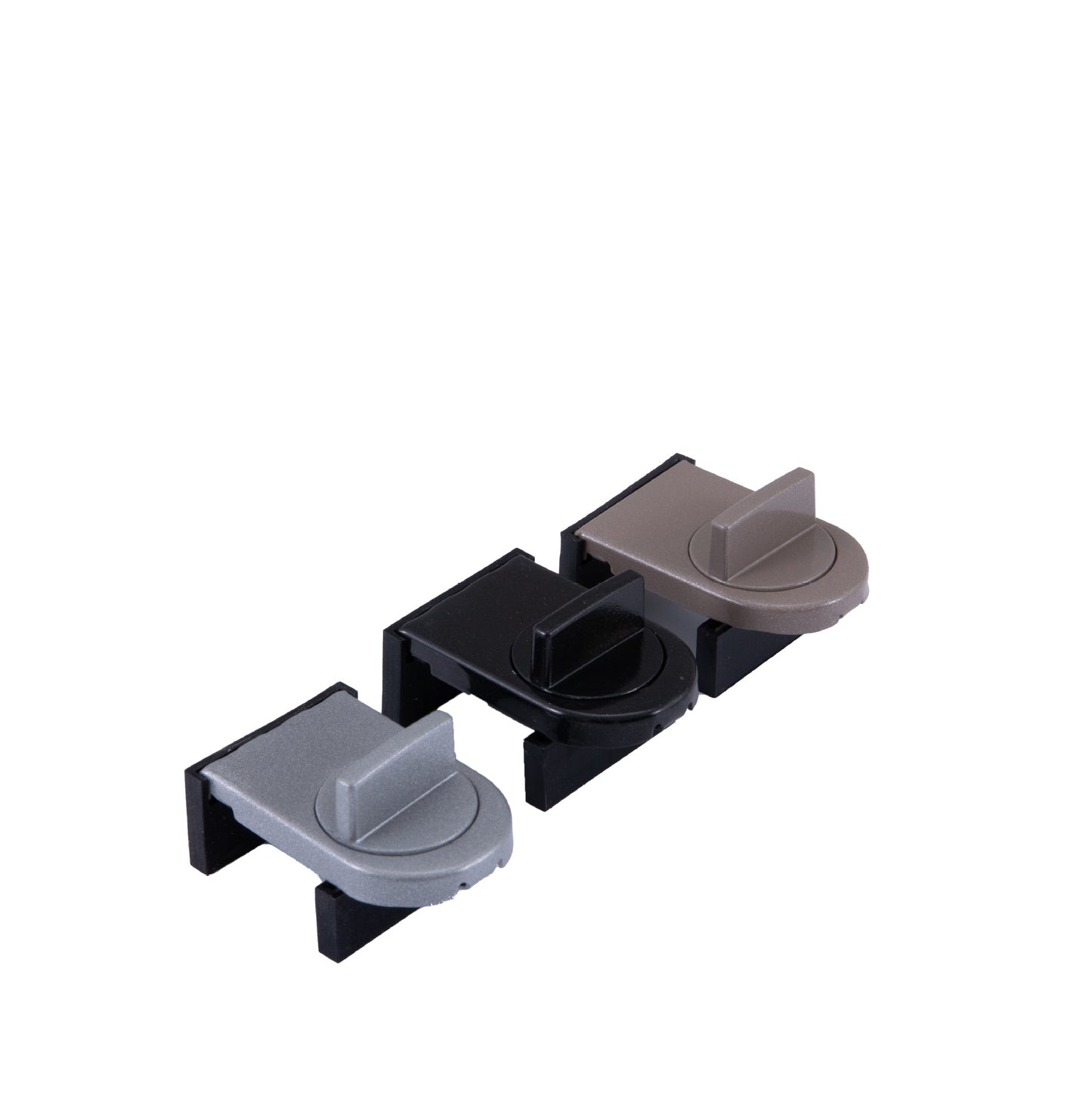 3 Pcs Black Window Lock & Door Limiting Device – Multi-Functional, No-Drill Safety Lock for Sliding Windows and Doors