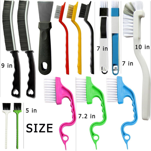 12-Piece Hard Bristle Tool Kit