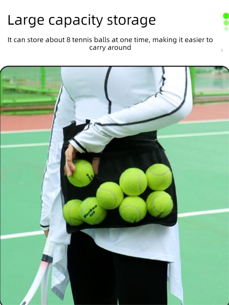 Large Capacity Portable Pickleball & Tennis Ball Carrier