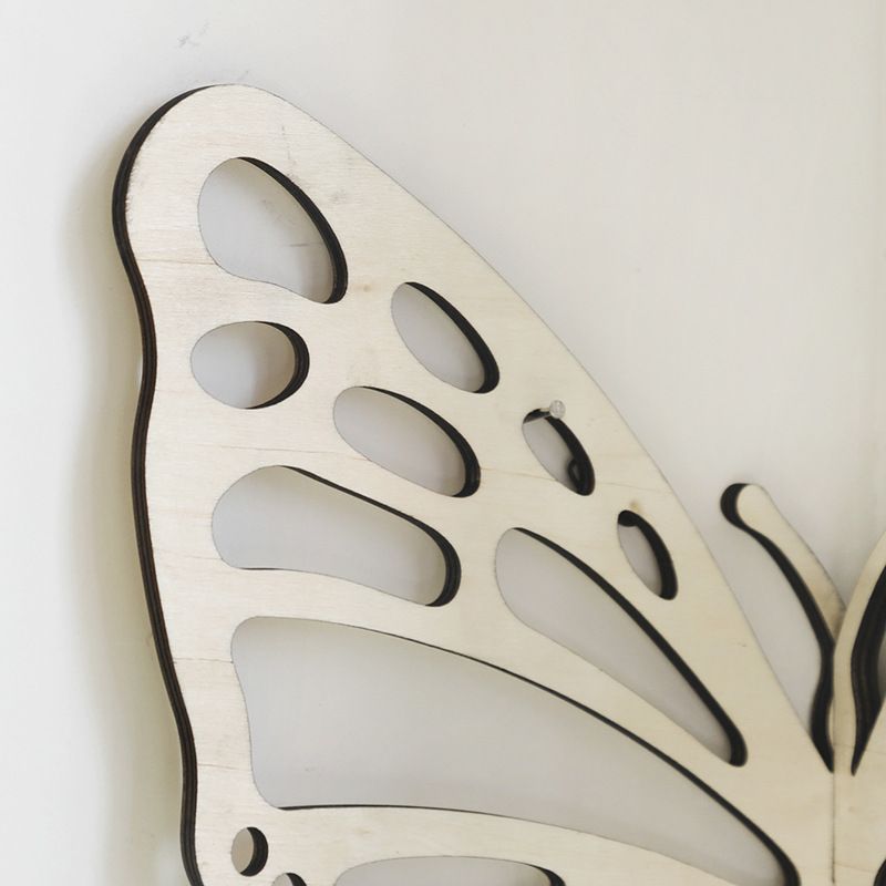 Butterfly Corner Wall Shelf - White