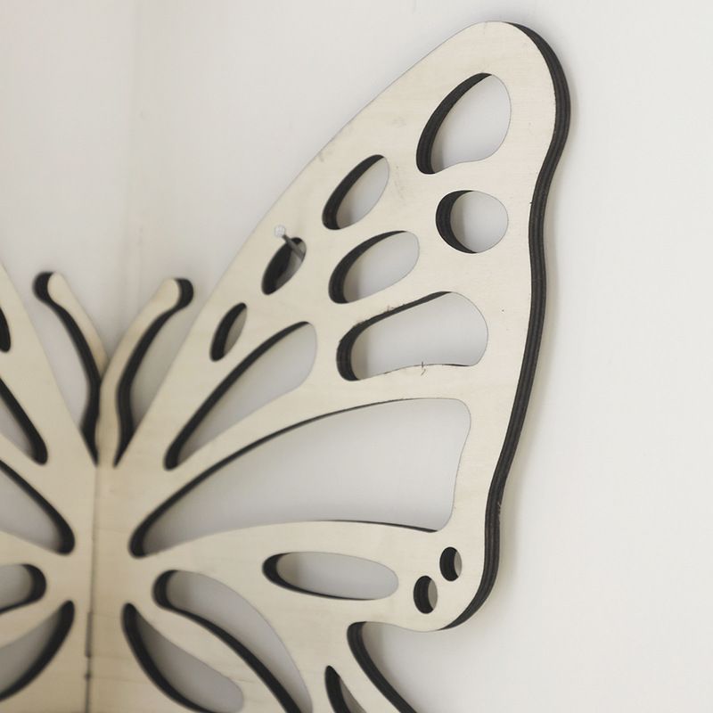 Butterfly Corner Wall Shelf - White