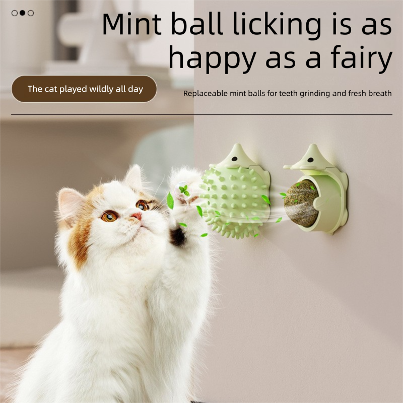 3-Pack Cat Hedgehog Lick Toys