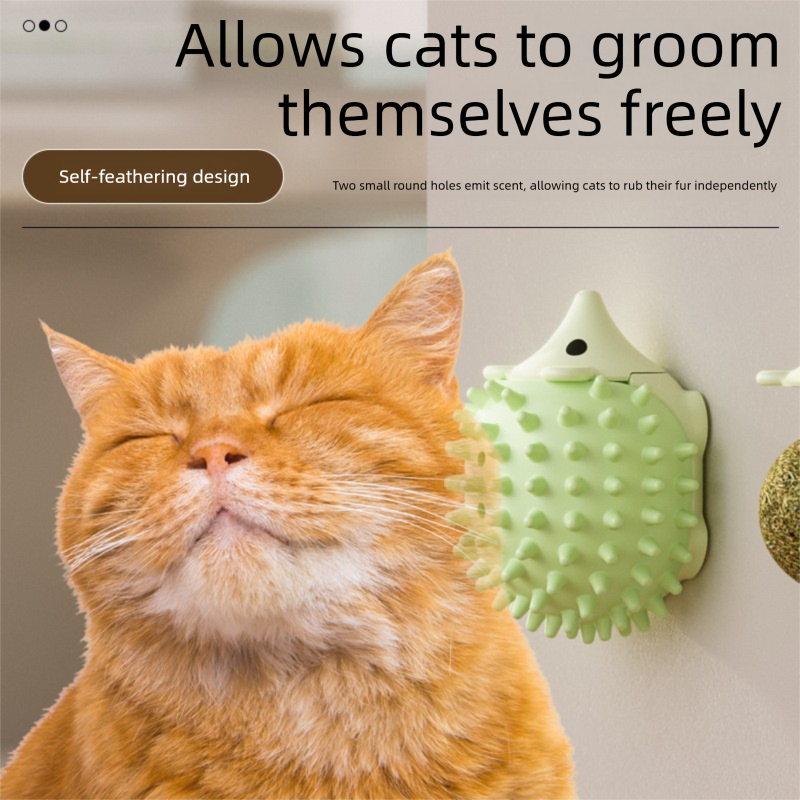 3-Pack Cat Hedgehog Lick Toys