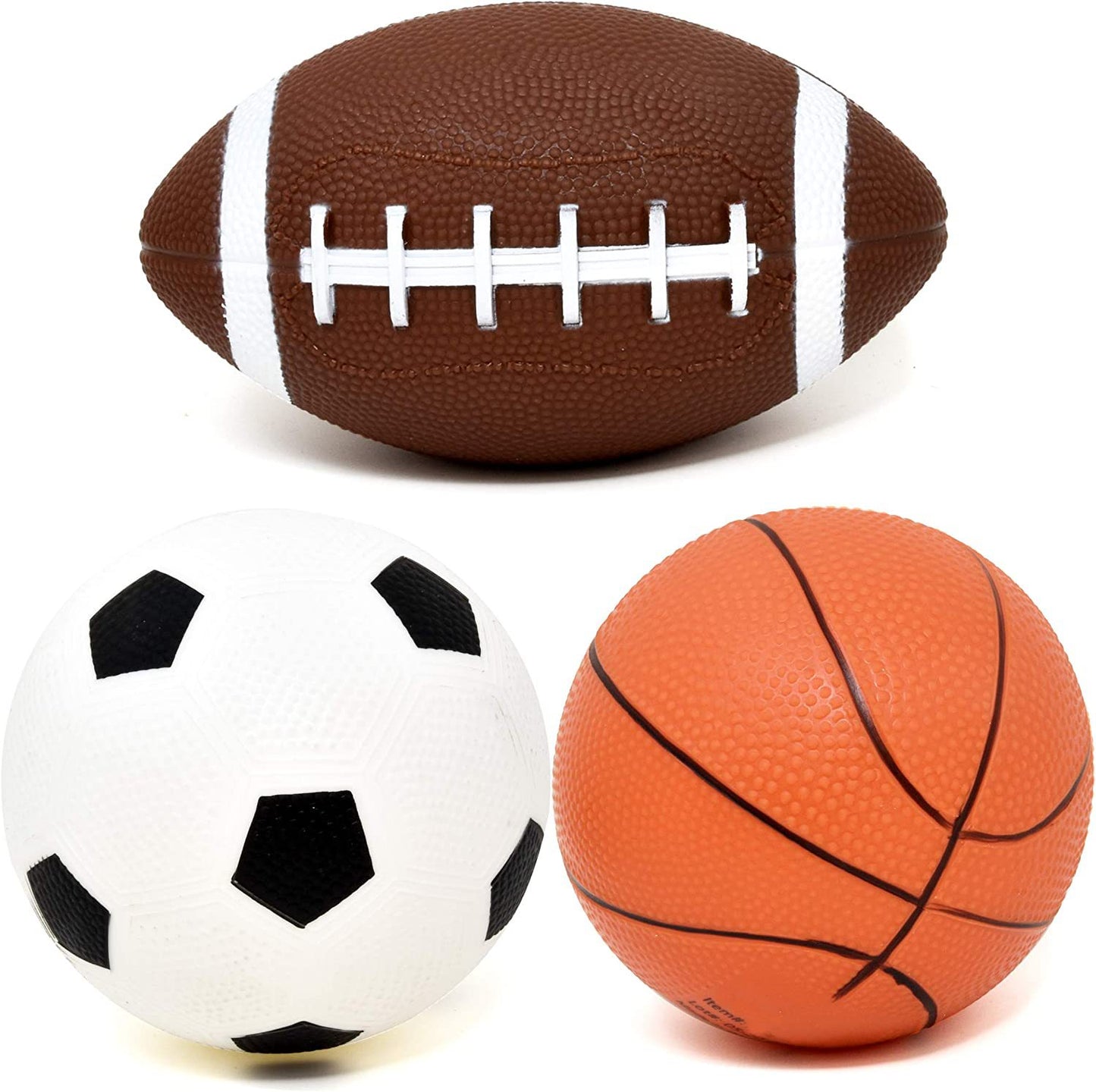 3-Pack Mini Sports Balls Set