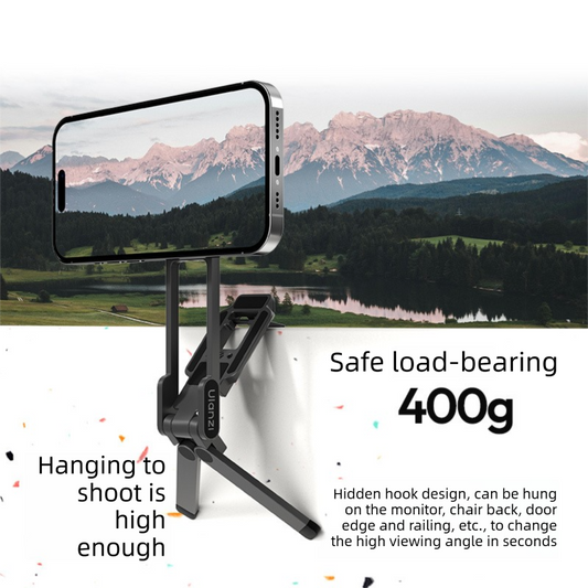 Magnetic Phone Tripod Stand for iPhone & Android - Silver