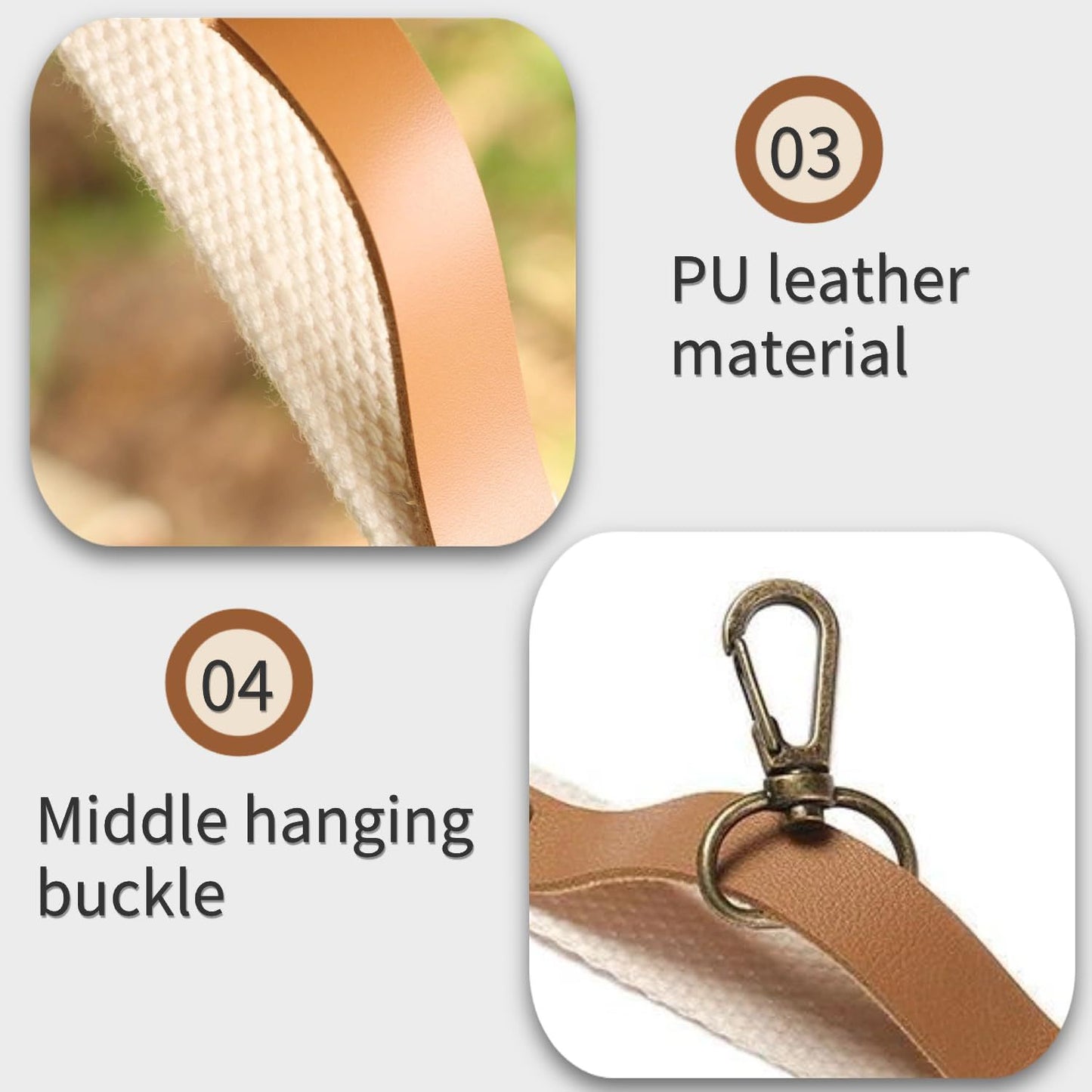 Green & Brown Camping Lanyard with 19 Carabiners