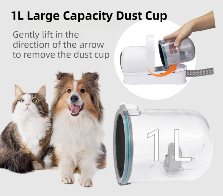7-in-1 Pet Grooming Vacuum Kit