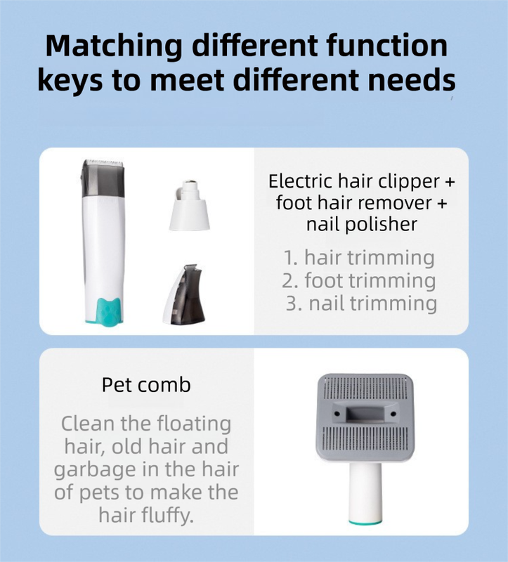 7-in-1 Pet Grooming Vacuum Kit
