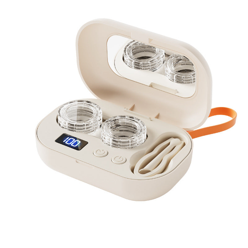 Smart -Frequency Ultrasonic Contact Lens Cleaner