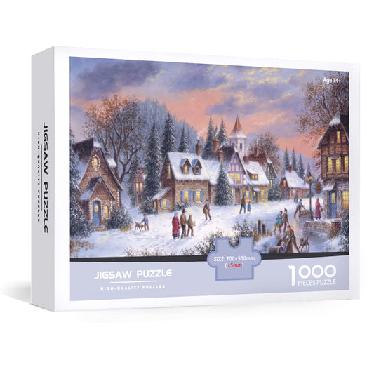 1000-Piece Jigsaw Puzzle - Winter Night