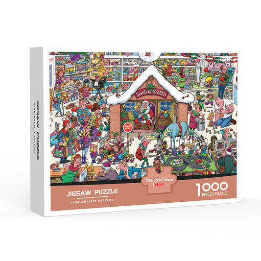 1000-Piece Jigsaw Puzzle - Christmas Store