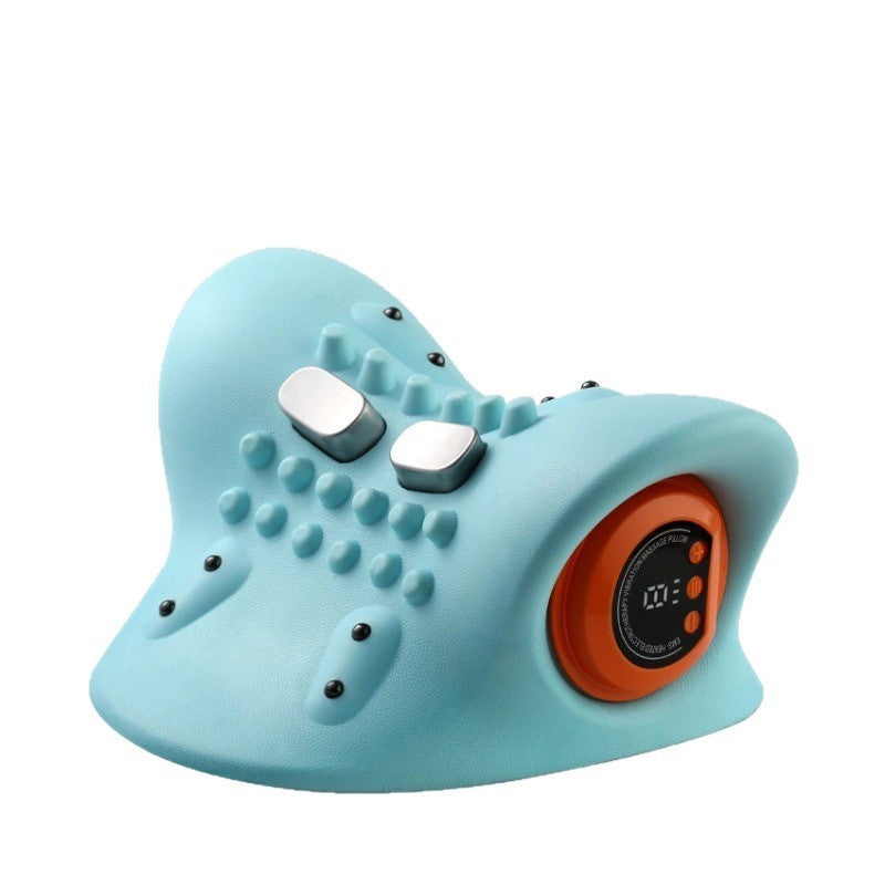 Red Light Therapy & EMS Pulse Dual-Angle Neck Massager