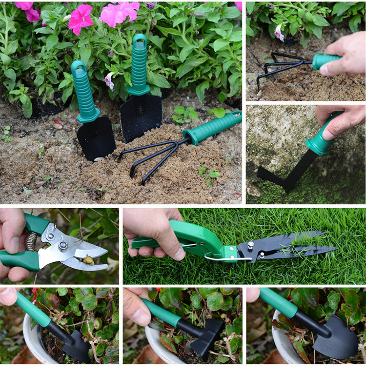 10-Piece Purple Garden Tool Set