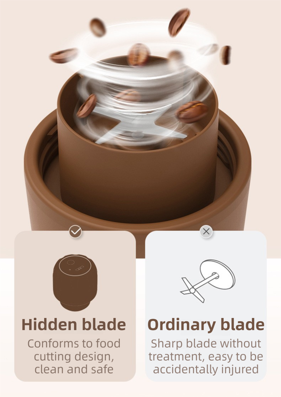 Portable Electric Coffee Bean Grinding Cup