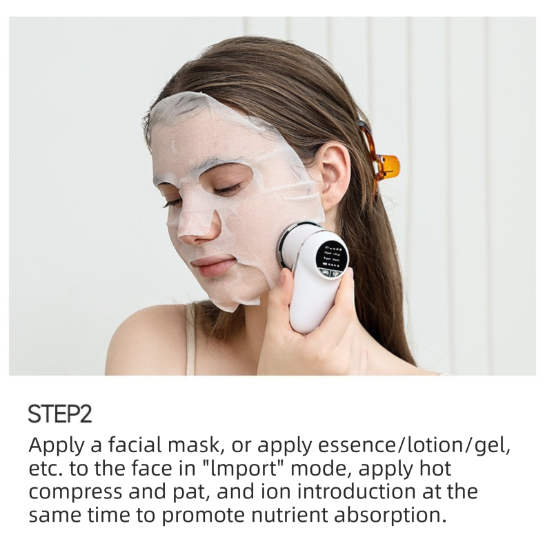 4-in-1 EMS Microcurrent & Constant Hot Compress Facial Toning Device (KL-3032)