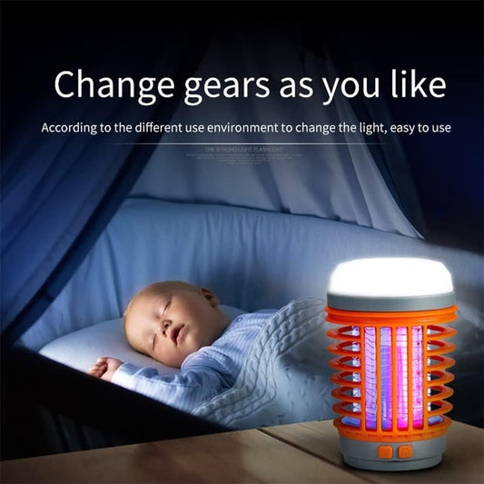 Blue 2-in-1 Cordless Flashlight & Zapper Lantern