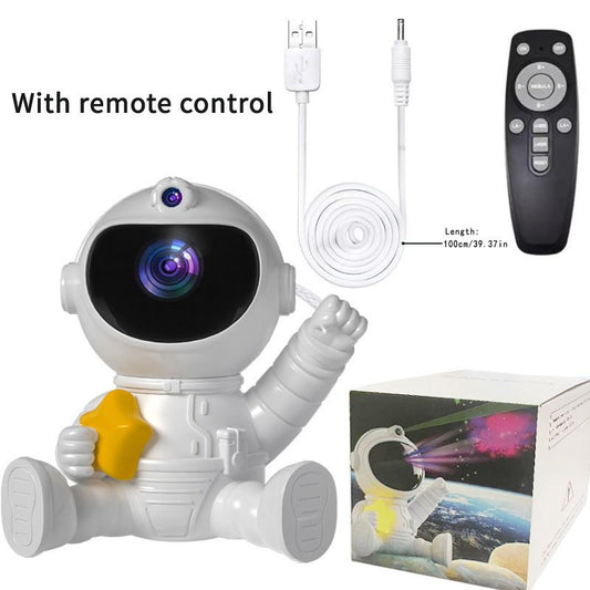 Astronaut Nebula Projector & Starry Night Ambient Light with Star Accents