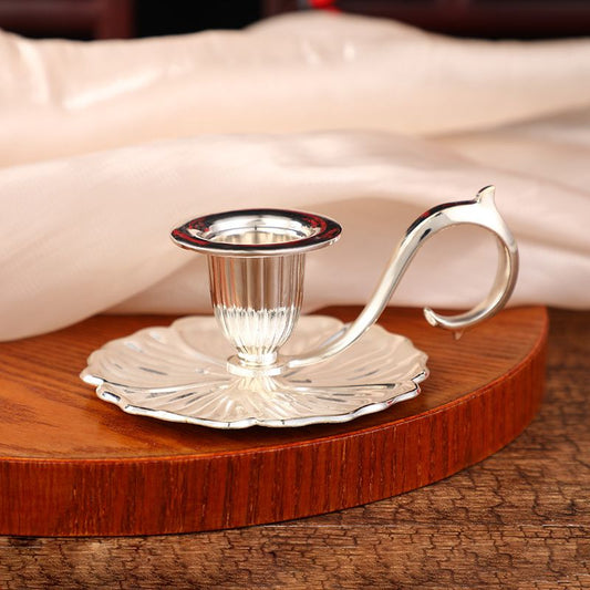 Minimalist Metal Candlestick Tray
