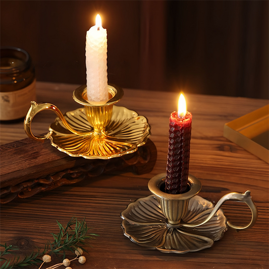 Minimalist Metal Candlestick Tray