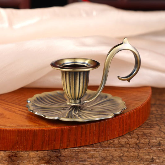 Minimalist Metal Candlestick Tray