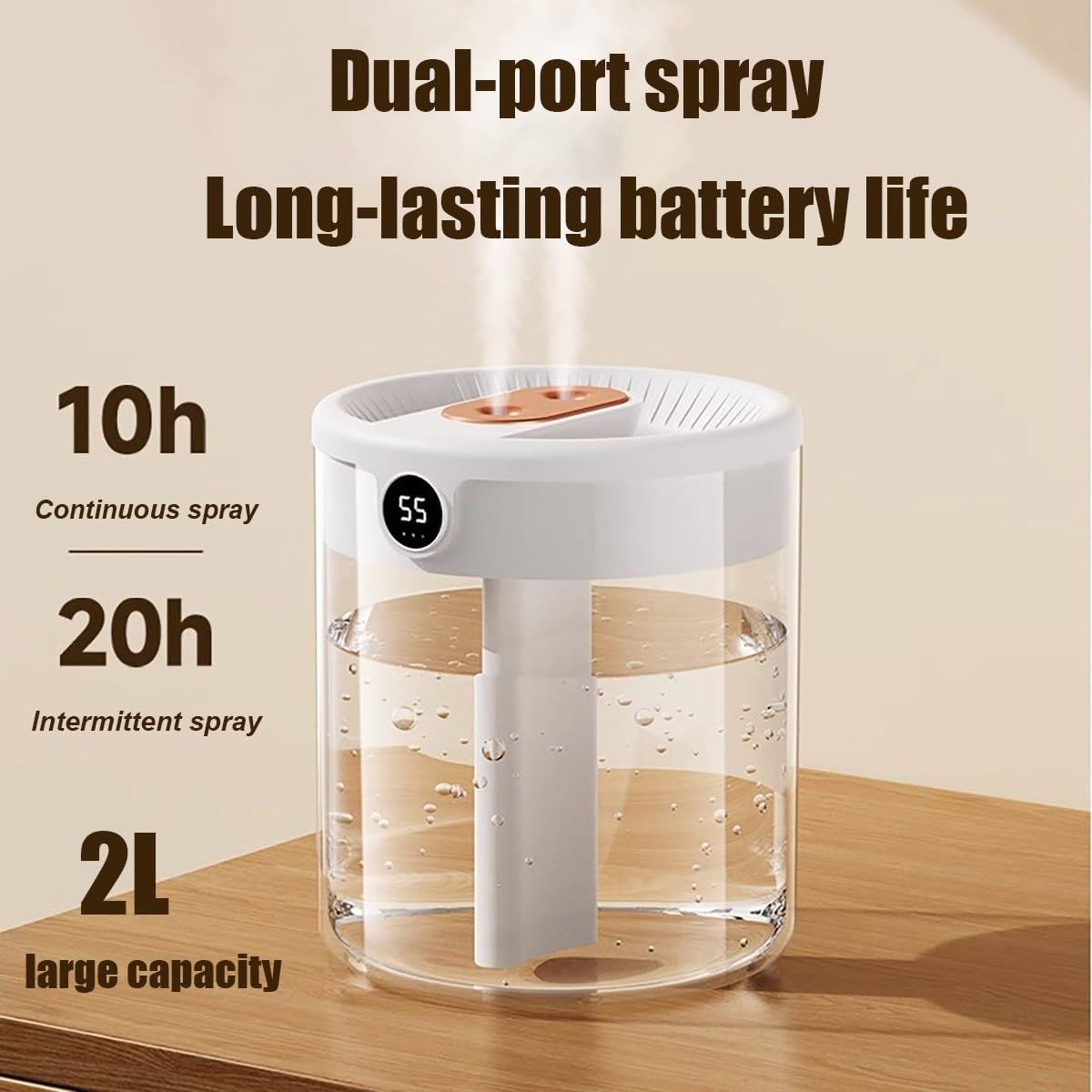 USB Humidifier with Humidity Sensor