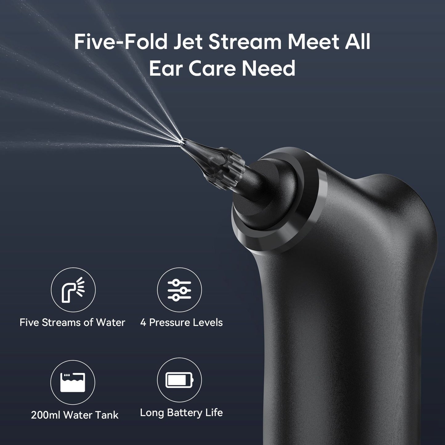 E30 Professional Electric Ear Irrigation and Ear Wax Removal Kit