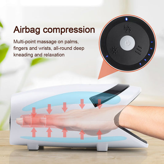 White Portable Electric Hand Massager