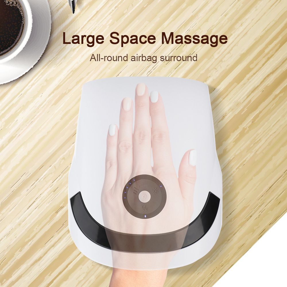 White Portable Electric Hand Massager