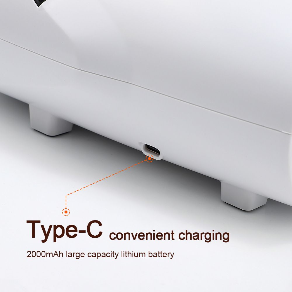 White Portable Electric Hand Massager