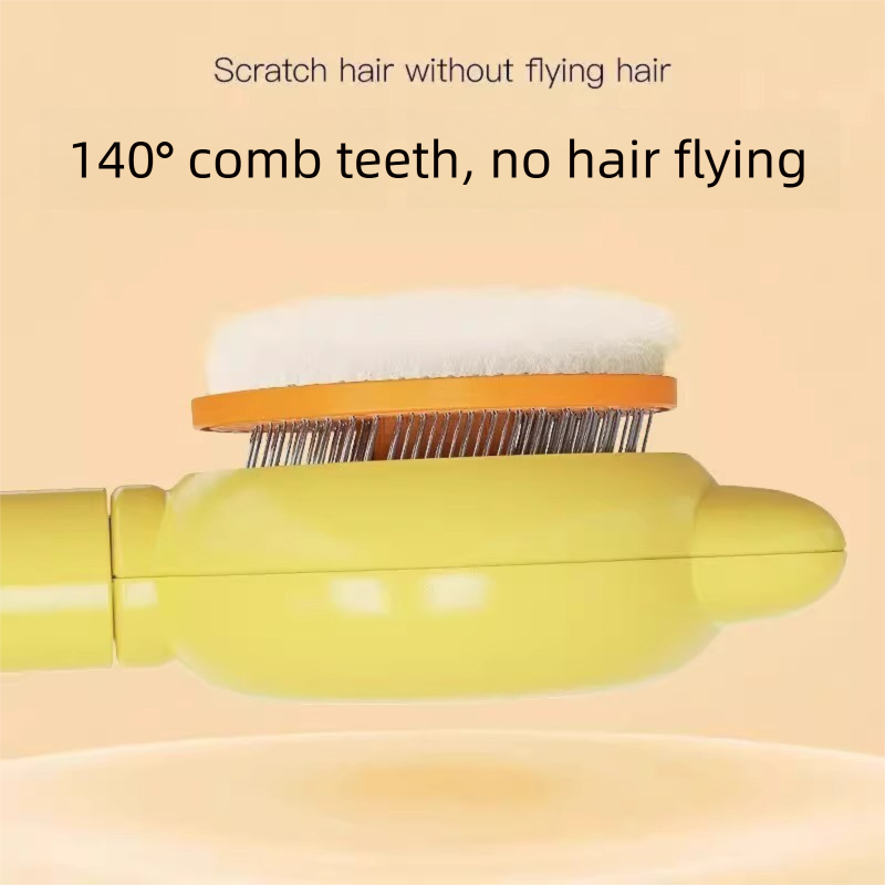 Blue Self-Cleaning Pet Slicker Brush - 2 Pack