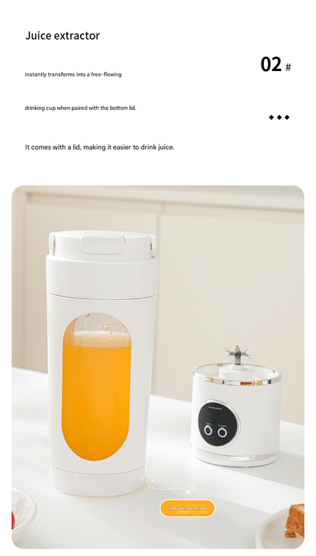 Blue Portable Blender 700ml
