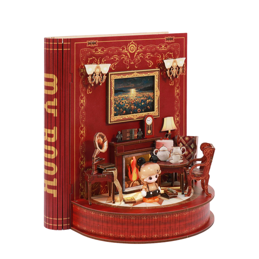 3D Wooden Puzzle 222 Pieces Bookend Decor for Adults Teens
