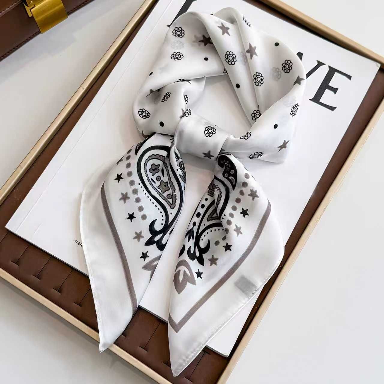 Coffee Women's 70cm Square Scarf