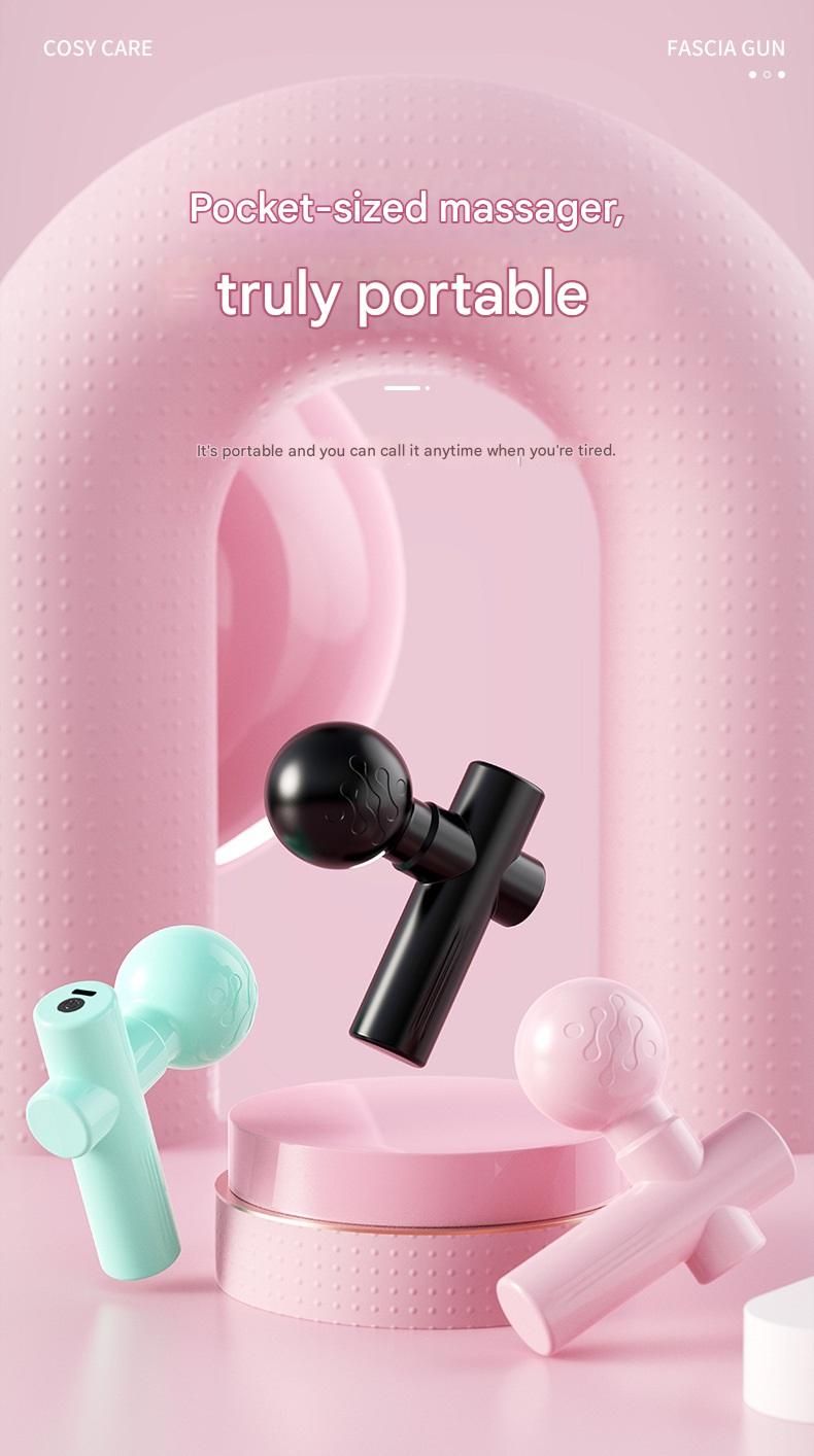 Pocket-Sized Deep Tissue Percussion Massager with 4 Speeds